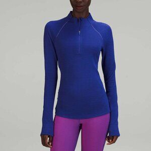lululemon athletica Royal Blue Half-Zip Sweatshirt